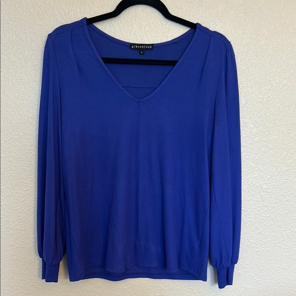 Women’s dressy v neck long sleeve top